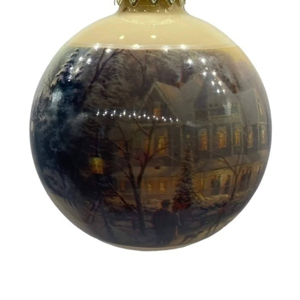Vintage Thomas Kinkade Painter of Light Ornament For Sears 2011